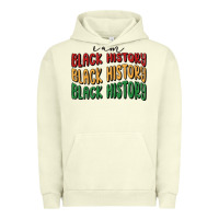 Pigment Pistachio i am black history Urban Hoodie - MaliasSmallBusiness