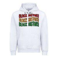 White i am black history Urban Hoodie - MaliasSmallBusiness