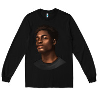 Black afro man Long Sleeve Tee - texasbilliewilder