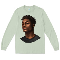 Matcha afro man Long Sleeve Tee - texasbilliewilder