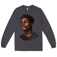 Smoke afro man Long Sleeve Tee - texasbilliewilder