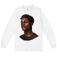 White afro man Long Sleeve Tee - texasbilliewilder