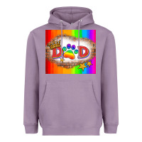 Lavender lgbtq dad and paw Heavyweight Hoodie - HRA Design Shop
