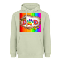 Matcha lgbtq dad and paw Heavyweight Hoodie - HRA Design Shop