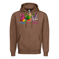 Chestnut peace love gnome summer Zipper Hoodie - texasbilliewilder