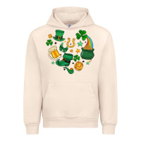Sandshell st. patrick heart doodle Urban Hoodie - MaliasSmallBusiness