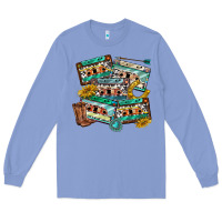 Colony Blue 90s country casette tapes Long Sleeve Tee - texasbilliewilder