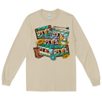 Mushroom 90s country casette tapes Long Sleeve Tee - texasbilliewilder