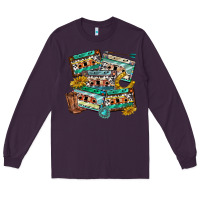 Plum 90s country casette tapes Long Sleeve Tee - texasbilliewilder