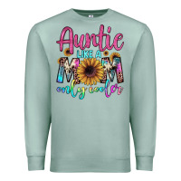 Seafoam auntie like a mom Premium Sweatshirt - JahusDesignShop