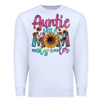 White auntie like a mom Premium Sweatshirt - JahusDesignShop