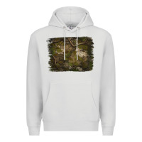 Dove Grey green hunter camouflage pattern brushstroke Premium Hoodie - Jasminsmagicworld