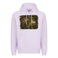 Lilac green hunter camouflage pattern brushstroke Premium Hoodie - Jasminsmagicworld