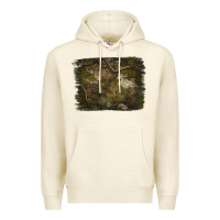 Sandshell green hunter camouflage pattern brushstroke Premium Hoodie - Jasminsmagicworld