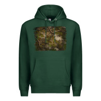 Sports Green green hunter camouflage pattern brushstroke Premium Hoodie - Jasminsmagicworld