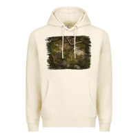 Tofu green hunter camouflage pattern brushstroke Premium Hoodie - Jasminsmagicworld