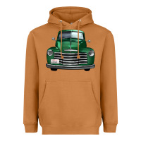Meerkat western green truck front view Heavyweight Hoodie - FaDigitalArtStudio