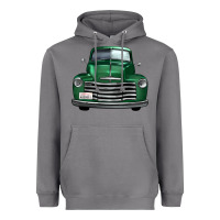 Storm western green truck front view Heavyweight Hoodie - FaDigitalArtStudio