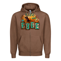 Chestnut wild and free cowgirl horse desert Zipper Hoodie - Zillion Design Studio