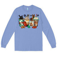 Colony Blue german shepherd black and grey cat coffee cups Long Sleeve Tee - Zillion Design Studio