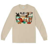 Mushroom german shepherd black and grey cat coffee cups Long Sleeve Tee - Zillion Design Studio