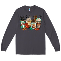 Smoke german shepherd black and grey cat coffee cups Long Sleeve Tee - Zillion Design Studio