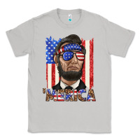 Moon Dust merica with lincoln Classic Tee - texasbilliewilder