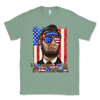 Sage merica with lincoln Classic Tee - texasbilliewilder