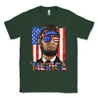 Sports Green merica with lincoln Classic Tee - texasbilliewilder