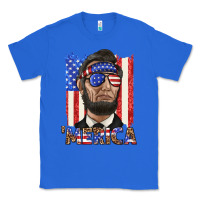 True Royal merica with lincoln Classic Tee - texasbilliewilder