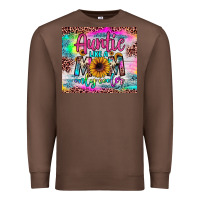 Chestnut auntie like a mom Premium Sweatshirt - JahusDesignShop