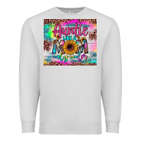 Dove Grey auntie like a mom Premium Sweatshirt - JahusDesignShop