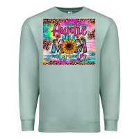 Seafoam auntie like a mom Premium Sweatshirt - JahusDesignShop