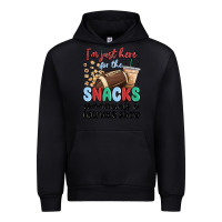 Black im just here for the snacks commercials and  halftime show Urban Hoodie - MaliasSmallBusiness