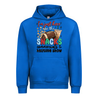 Cobalt im just here for the snacks commercials and  halftime show Urban Hoodie - MaliasSmallBusiness