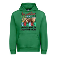 Emerald im just here for the snacks commercials and  halftime show Urban Hoodie - MaliasSmallBusiness