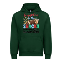 Forest Green im just here for the snacks commercials and  halftime show Urban Hoodie - MaliasSmallBusiness