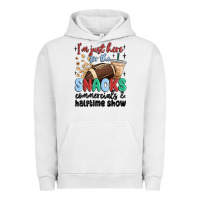 Pigment Lunar Rock im just here for the snacks commercials and  halftime show Urban Hoodie - MaliasSmallBusiness