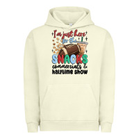 Im Just Here For The Snacks Commercials And  Halftime Show Urban Hoodie | Teevron