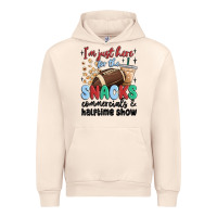 Sandshell im just here for the snacks commercials and  halftime show Urban Hoodie - MaliasSmallBusiness