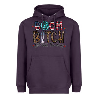 Plum boom bitch Heavyweight Hoodie - CowhideDigitalArt