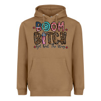 Toasted Coconut boom bitch Heavyweight Hoodie - CowhideDigitalArt