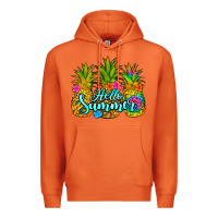 Carrot hello summer pineapple Premium Hoodie - Jasminsmagicworld