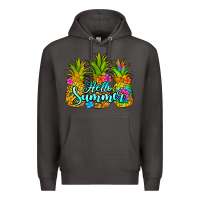 Smoke hello summer pineapple Premium Hoodie - Jasminsmagicworld