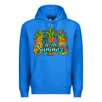 True Royal hello summer pineapple Premium Hoodie - Jasminsmagicworld