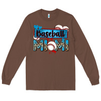 Chestnut baseball mimi with leopard Long Sleeve Tee - Zillion Design Studio