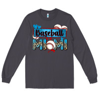 Smoke baseball mimi with leopard Long Sleeve Tee - Zillion Design Studio