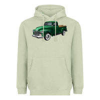 Matcha western green truck right 34 view Heavyweight Hoodie - FaDigitalArtStudio