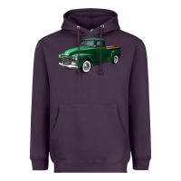 Plum western green truck right 34 view Heavyweight Hoodie - FaDigitalArtStudio