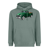Sage western green truck right 34 view Heavyweight Hoodie - FaDigitalArtStudio
